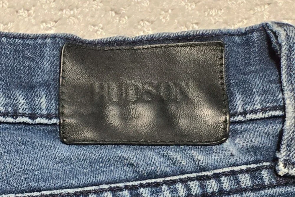 Hudson Brand Blake Slim Straight Blue Jeans Men’s 36 ~ RN 107906 Made in the USA